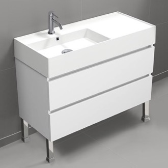 Bathroom Vanity Modern Bathroom Vanity, Floor Standing, 40